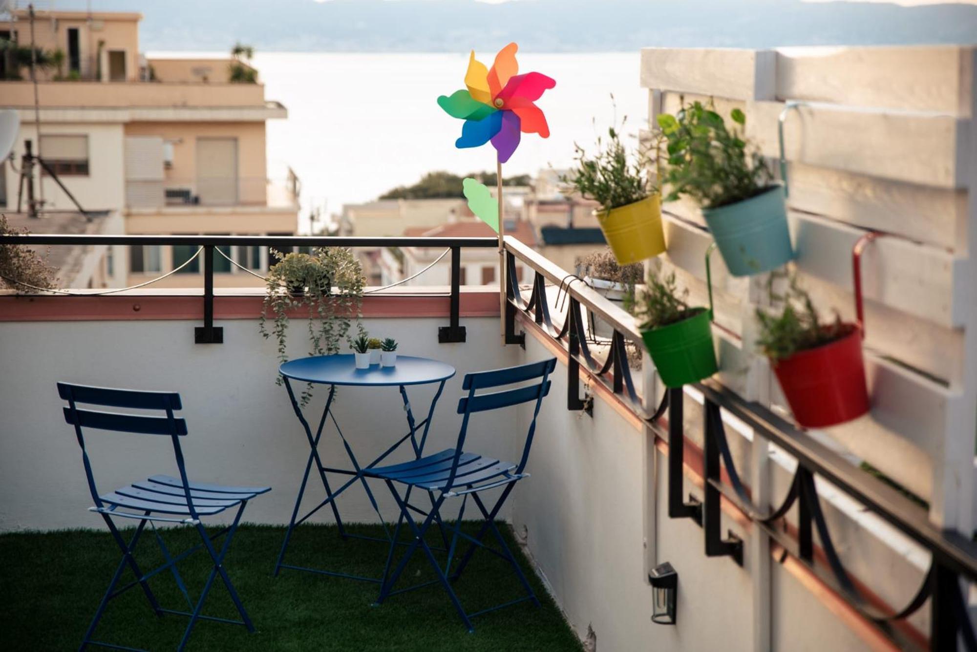 B&B Fuori Squadro - In Centro Con Terrazza Relax Vista Mare Reggio di Calabria Buitenkant foto